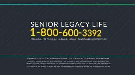 Senior Legacy Life TV Spot, 'Puede calificar'