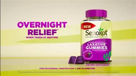 Senokot Laxative Gummies TV Spot, 'Overnight Relief' featuring Wolf Williams