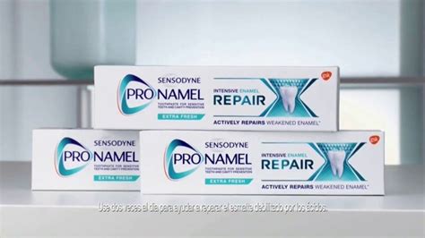 Sensodyne Pronamel Repair TV Spot, 'Tu esmalte necesita reparación'