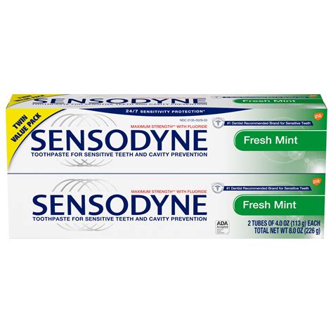 Sensodyne Sensitivity Toothpaste Fresh Mint logo