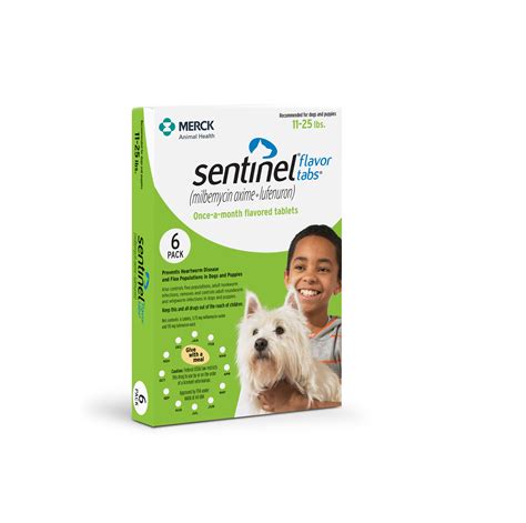 Sentinel Sentinel Green 6 month for Dogs and Puppies 11-25 lbs logo