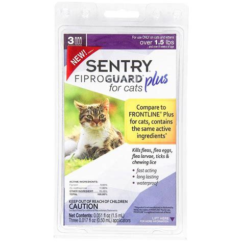 Sentry Fiproguard Fiproguard Plus for Cats