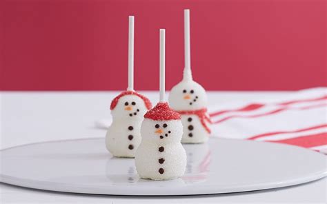 Shari's Berries Handmade Snowmen Brownie Pops
