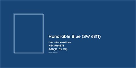 Sherwin-Williams Honorable Blue