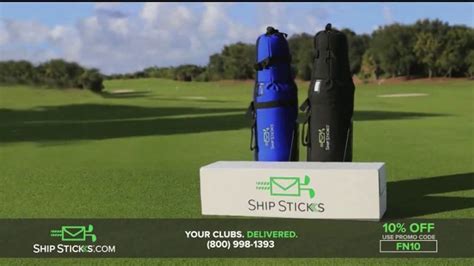 Ship Sticks TV Spot, 'Send Your Golf Clubs Ahead' created for Ship Sticks