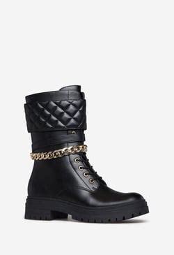 ShoeDazzle Banks Combat Boot logo