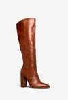 ShoeDazzle Larena Block Heel Boot logo