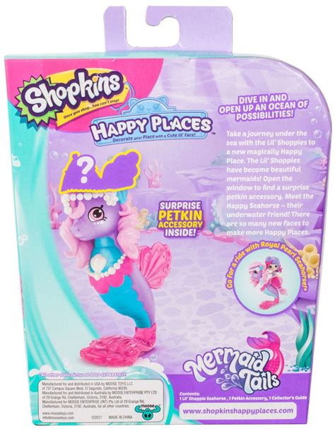 Shopkins Happy Places Mermaid Tails Happy Seahorse Pack logo