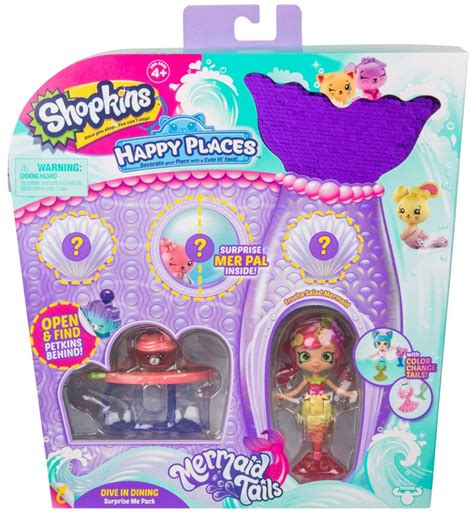 Shopkins Happy Places Mermaid Tails Surprise Me Pack logo