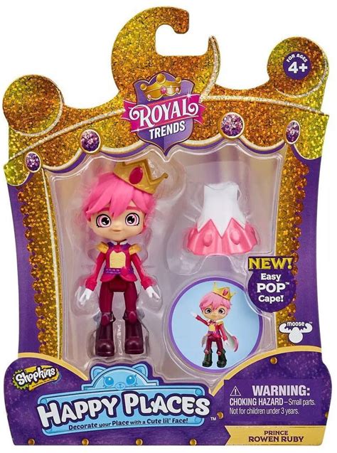 Shopkins Happy Places Royal Trends Prince Rowen Ruby Lil' Shoppie Pack logo