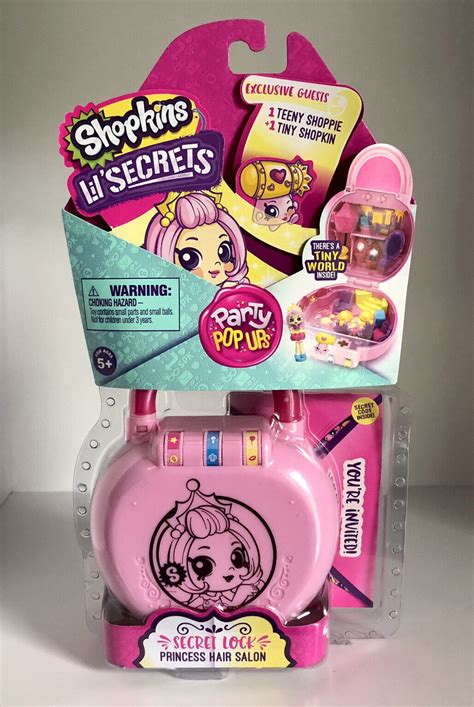 Shopkins Lil' Secrets Party Pop Ups Playset logo