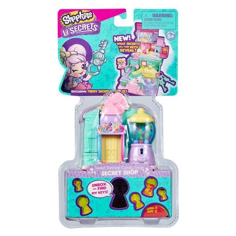 Shopkins Lil' Secrets Sweet Retreat Candy Shop tv commercials