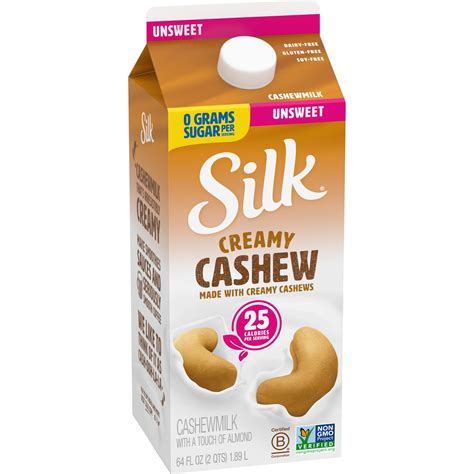 Silk Unsweetened Cashew Milk tv commercials