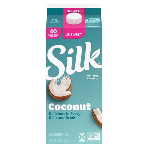 Silk Unsweetened Coconut Milk logo