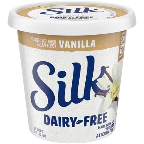 Silk Vanilla Dairy-Free Yogurt Alternative logo