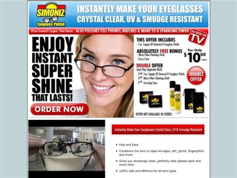 Simoniz Eyeglass Polish TV commercial