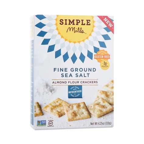 Simple Mills Fine Ground Sea Salt Almond Flour Crackers