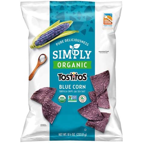 Simply Balanced Organic Blue Corn With Flax Seed Tortilla Chips