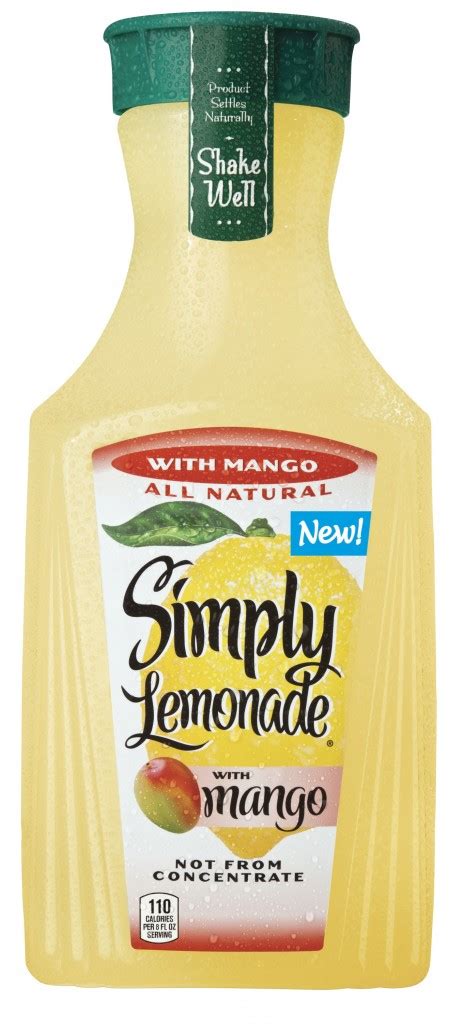 Simply Beverages Simply Lemonade with Mango