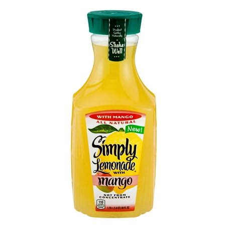 Simply Beverages Simply Lemonade with Mango