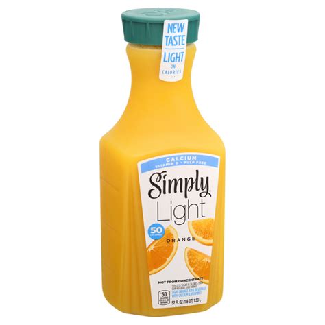 Simply Beverages Simply Light Orange With Calcium & Vitamin D tv commercials