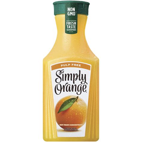 Simply Beverages Simply Orange Pulp Free
