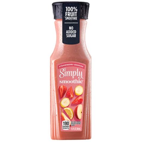 Simply Beverages Simply Smoothie Strawberry Banana logo