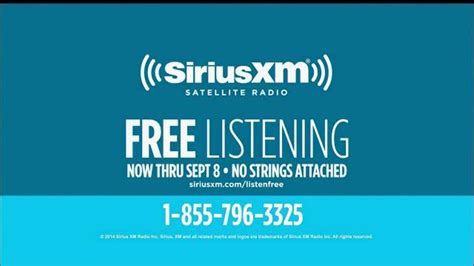 SiriusXM Satellite Radio App TV commercial - Listen Free