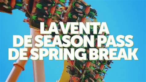 Six Flags Magic Mountain La Venta de Season Pass de Spring Break TV Spot, 'Mas eventos: $7.99'