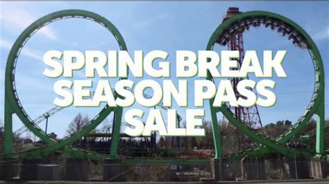 Six Flags Spring Break Season Pass Sale TV Spot, 'Passes Starting at $7.99 a Month'