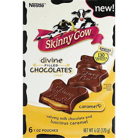 Skinny Cow Divine Filled Chocolates Caramel logo