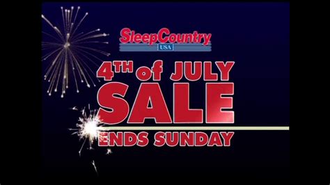 Sleep Country USA TV Spot, '4th of July Sale'