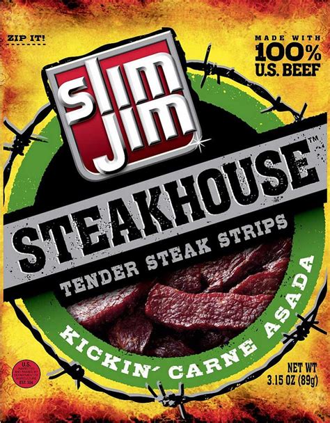 Slim Jim Kickin Carne Steakhouse Strips tv commercials