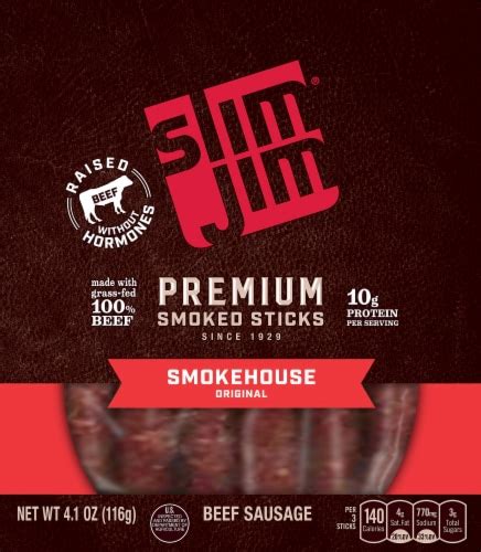 Slim Jim Premium Smoked Sticks Smokehouse