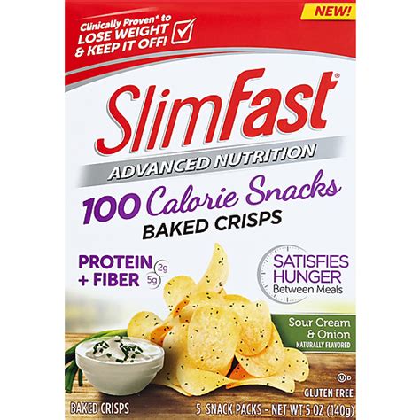 SlimFast Advanced Nutrition 100-Calorie Snack: Sour Cream & Onion Baked Crisps tv commercials