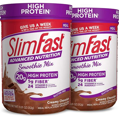 SlimFast Advanced Nutrition Creamy Chocolate Smoothie Mix logo