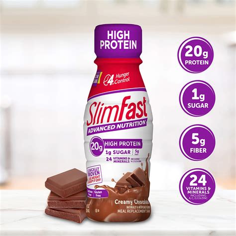 SlimFast High Protein Creamy Chocolate Nutrition Shake