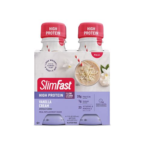 SlimFast High Protein Vanilla Cream Nutrition Shake