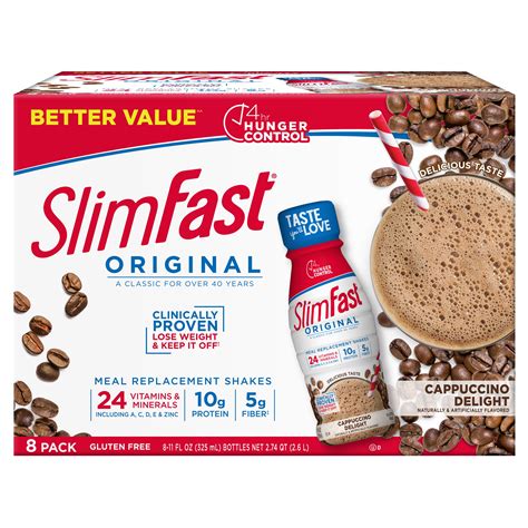 SlimFast Original Cappuccino Delight Shake tv commercials