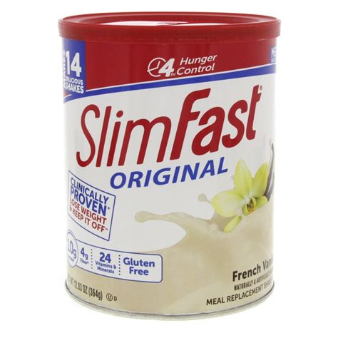 SlimFast Original French Vanilla Shake Mix tv commercials