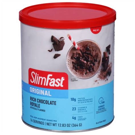 SlimFast Original Rich Chocolate Royale Shake Mix tv commercials