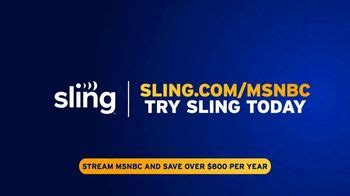 Sling TV commercial - MSNBC: $800 Off
