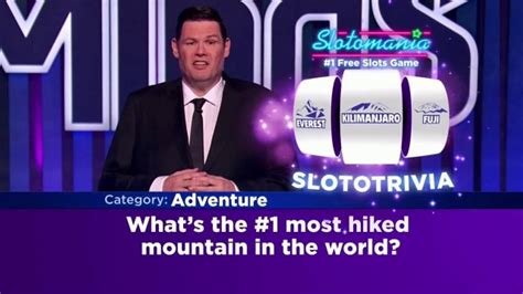 Slotomania TV Spot, 'Slototrivia: Most Hiked Mountain' Featuring Mark Labbett