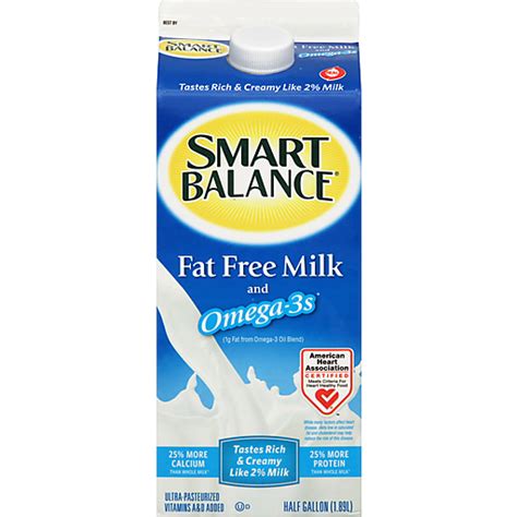 Smart Balance Fat Free Milk and Omega-3s