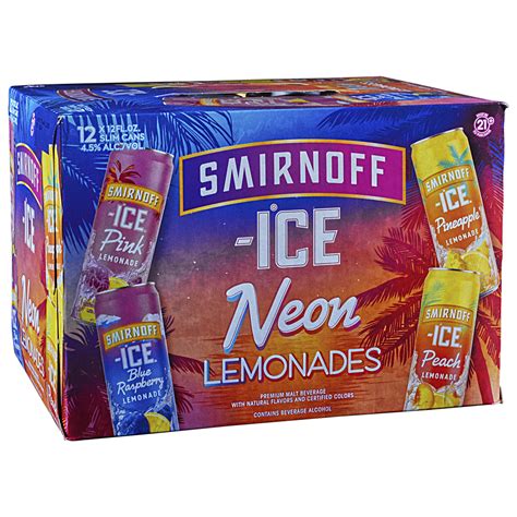 Smirnoff (Beer) Ice Neon Lemonades Variety Pack tv commercials