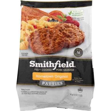 Smithfield Hometown Original Fresh Cooked Sausage Patties logo