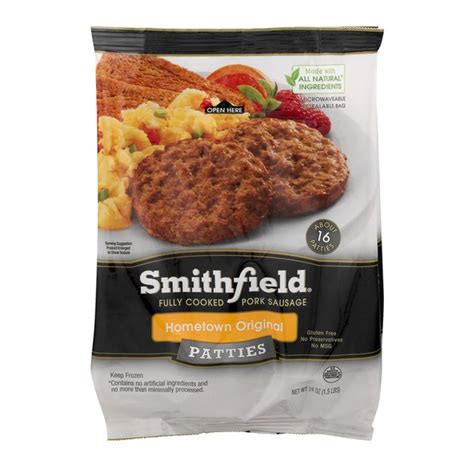 Smithfield Hometown Original Fresh Cooked Sausage Patties logo