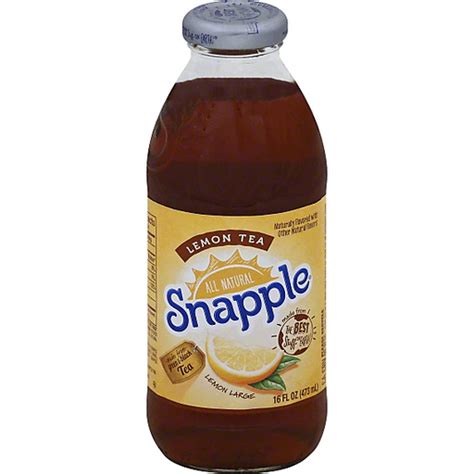 Snapple Lemon Tea Black and Green tea logo