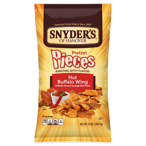 Snyder's of Hanover Hot Buffalo Wings Pretzel Pieces tv commercials