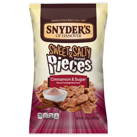 Snyder's of Hanover Pretzel Poppers Cinnamon Sugar logo